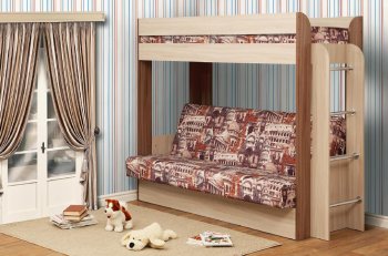Кровать-чердак с диван-кроватью Немо в Томмоте - mebel154.com