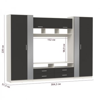 ШМЦ Вена 91.01 с зеркалом в Томмоте - mebel154.com