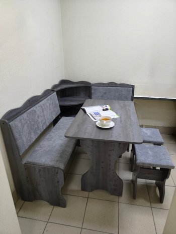 Кухонный уголок Миссия с полкой ткань в Томмоте - mebel154.com