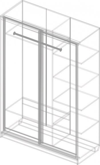 Шкаф-купе Александрия СА-11(бодега светлая/плетёнка) в Томмоте - mebel154.com