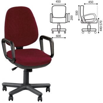 Кресло Comfort GTP, с подлокотниками в Томмоте - mebel154.com