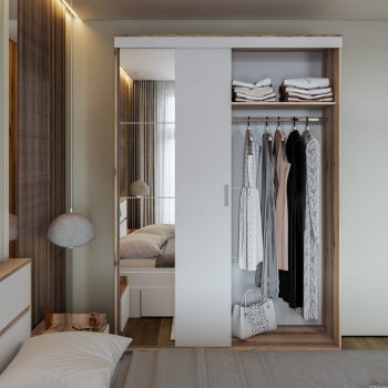 Шкаф-купе Брауни 1.5м в Томмоте - mebel154.com