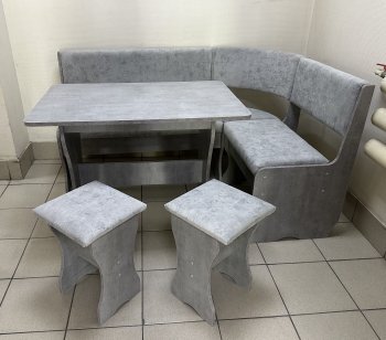Кухонный уголок Миссия V велюр (сириус) в Томмоте - mebel154.com