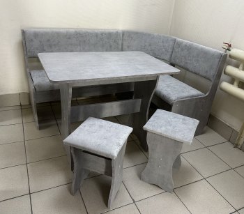Кухонный уголок Миссия V велюр (сириус) в Томмоте - mebel154.com