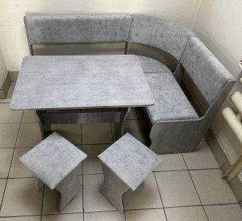 Кухонный уголок Миссия V велюр (сириус) в Томмоте - mebel154.com