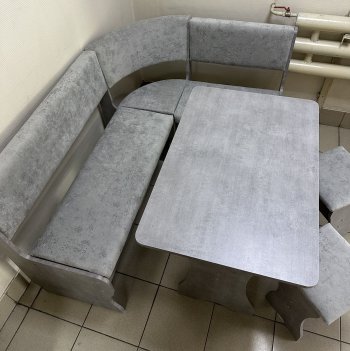 Кухонный уголок Миссия V велюр (сириус) в Томмоте - mebel154.com