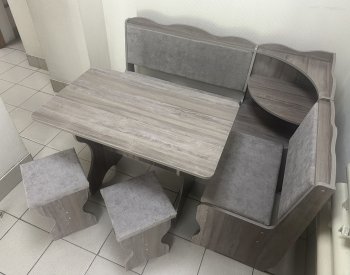 Кухонный уголок Миссия с полкой, ткань(локи) в Томмоте - mebel154.com