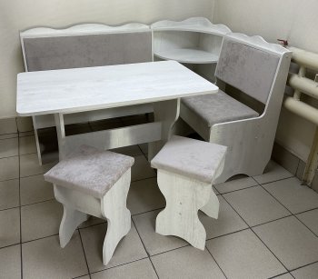 Кухонный уголок Миссия с полкой ткань в Томмоте - mebel154.com