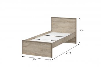 Кровать 0.9м Этна в Томмоте - mebel154.com