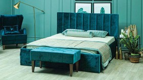 Кровать 1600  Юнона с ПМ в Томмоте - mebel154.com