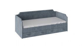 Кровать с мягкой обивкой и ящиками Кантри Тип 1 (900) в Томмоте - mebel154.com