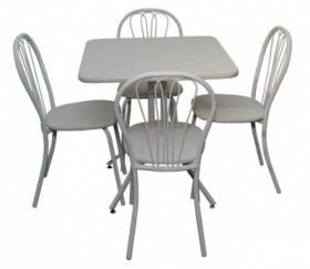 Набор стол пластиковый, 4 стула в Томмоте - mebel154.com