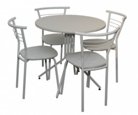 Набор стол пластиковый, 4 стула в Томмоте - mebel154.com