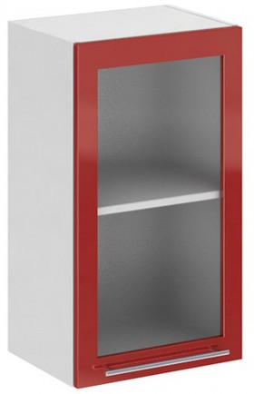 Олива ПС 400 шкаф верхний стекло в Томмоте - mebel154.com