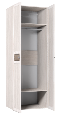 Шкаф для одежды 2-х дверный 54 Карина в Томмоте - mebel154.com