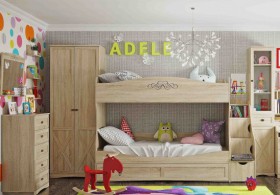 Шкаф для одежды 2-х дверный 92 Adele в Томмоте - mebel154.com