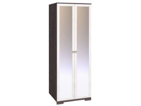 Шкаф для одежды 2-х дверный с зеркалом 12-2 Бриз в Томмоте - mebel154.com