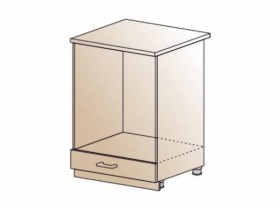 Шкаф нижний для духовки Струна ШНД 600 в Томмоте - mebel154.com