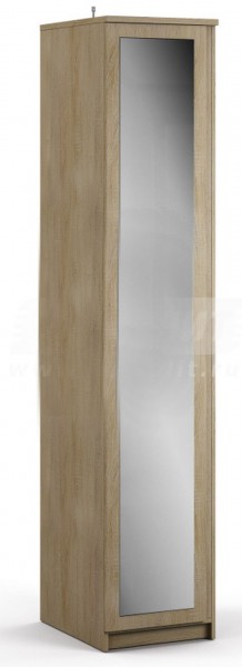 Шкаф однодверный с зеркалом Веста СБ-2260  в Томмоте - mebel154.com