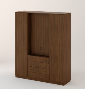 Шкаф распашной 4-х створчатый с 2 ящиками в Томмоте - mebel154.com