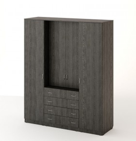 Шкаф распашной 4-х створчатый с 2 ящиками в Томмоте - mebel154.com