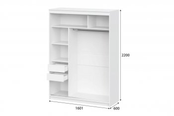 Шкаф-купе ШКП-3   1.6метра в Томмоте - mebel154.com