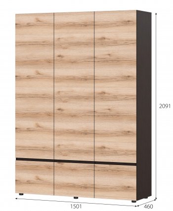 Шкаф 3-х Берген в Томмоте - mebel154.com